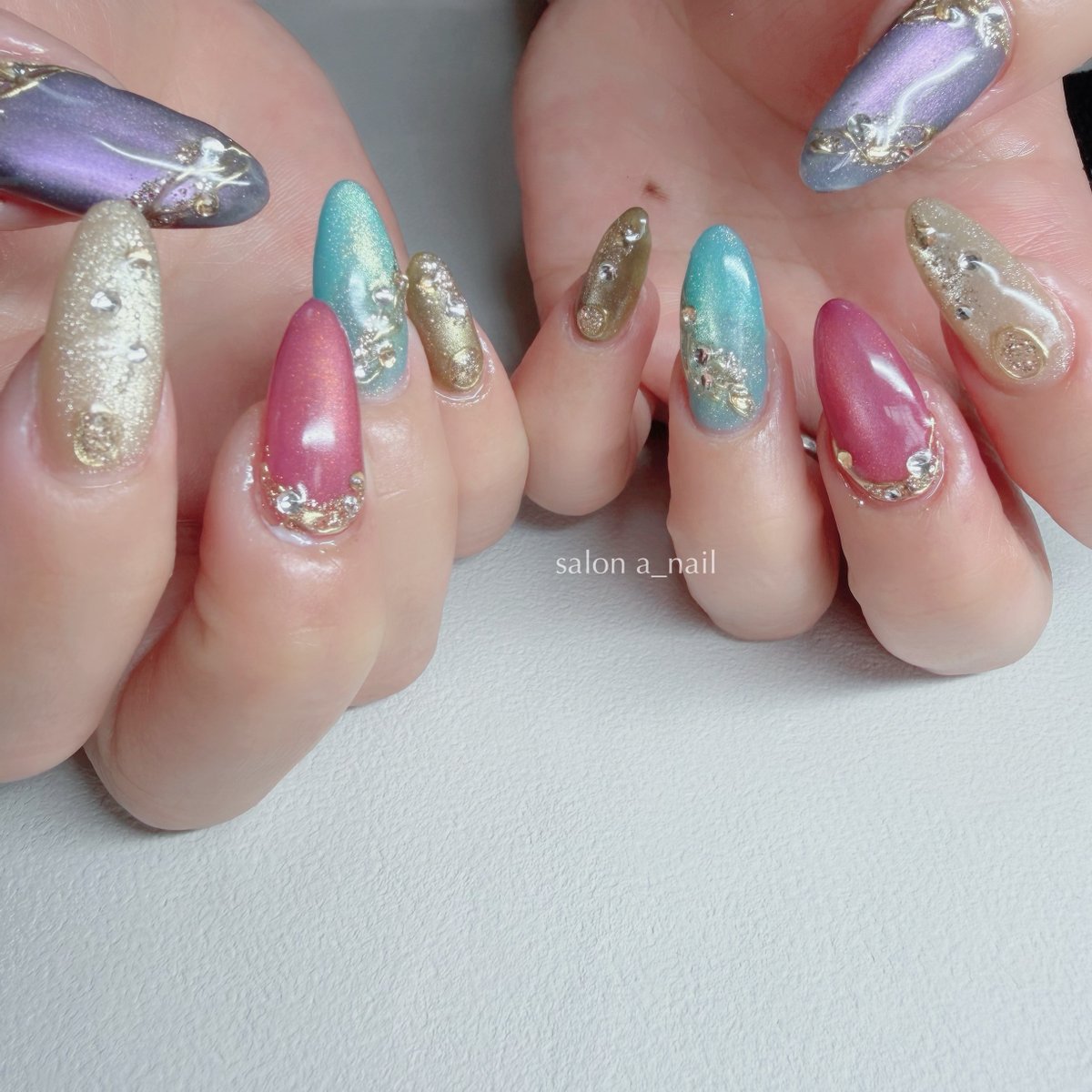 a_7Anl07's tweet photo. magnet
. 
.
やり放���¥8,800
.
Salon A_nail
.

.
#nail #nails #カラフルネイル #マグネットネイル　#岡崎市　
サロンエーネイルA_nailsalona_nail ...

詳細はこちら↓（ネイルブック）
https://t.co/U7jgKJbe0e https://t.co/iKVIdyGRam