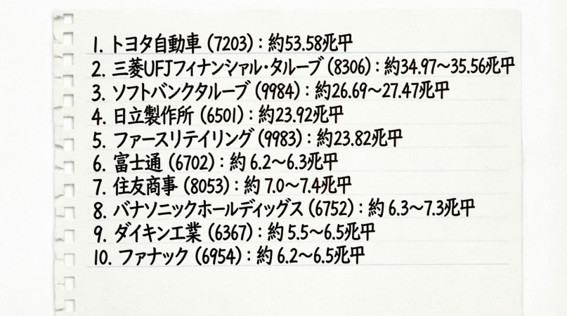 ayacchoooo's tweet photo. 時価総額5〜10兆円ゾーンで狙うならここ。
日経高値圏で加速する、
次の10兆円クラブ候補
注目5銘柄。

市場では今、
時価総額が近く、
今後の成長余地もある
26社が「予備軍」として
注目されています。

かつては、
時価総額1兆円で大型株、
5兆円を超えれば超大型株。

そんな感覚でした。

ただ、今の市場では、
10兆円が一つの目安に
なりつつあります。

その背景にあるのが、
AI成長期待の強さです。

特にAI関連を中心に、
主力株のスケールアップが
一段と加速しています。

この流れの中で、
次に10兆円クラブ入りを狙う
有力候補にも、
資金の視線が集まり始めています。