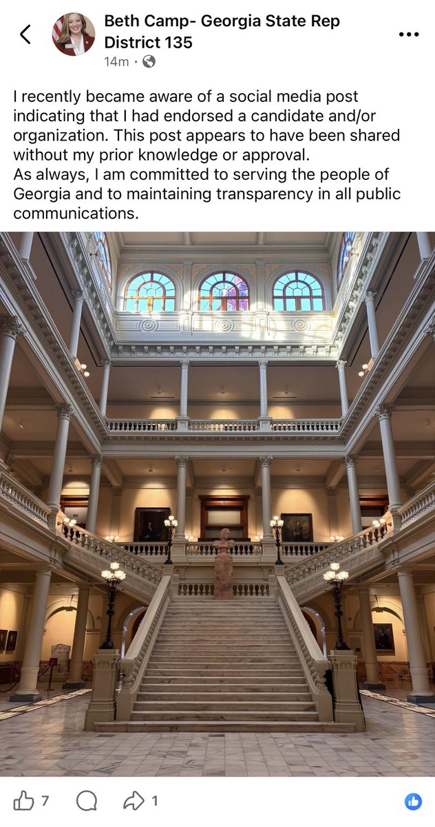 peachpundit's tweet image. At this rate we are going to need to begin requesting proof of endorsements.

#GAGOP #GAPOL