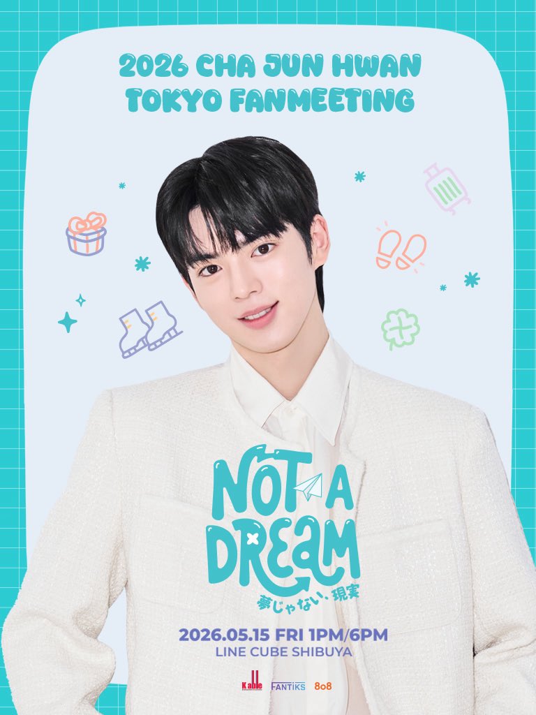 <Not a Dream> 한국 티켓 예매 

예매 일정: 2026.04.17(금) 20:00 ~ 05.11(월) 23:59(KST)
예매처:  티켓링크
(m.ticketlink.co.kr/product/62761)

기간 길어서 다행이다 🥹