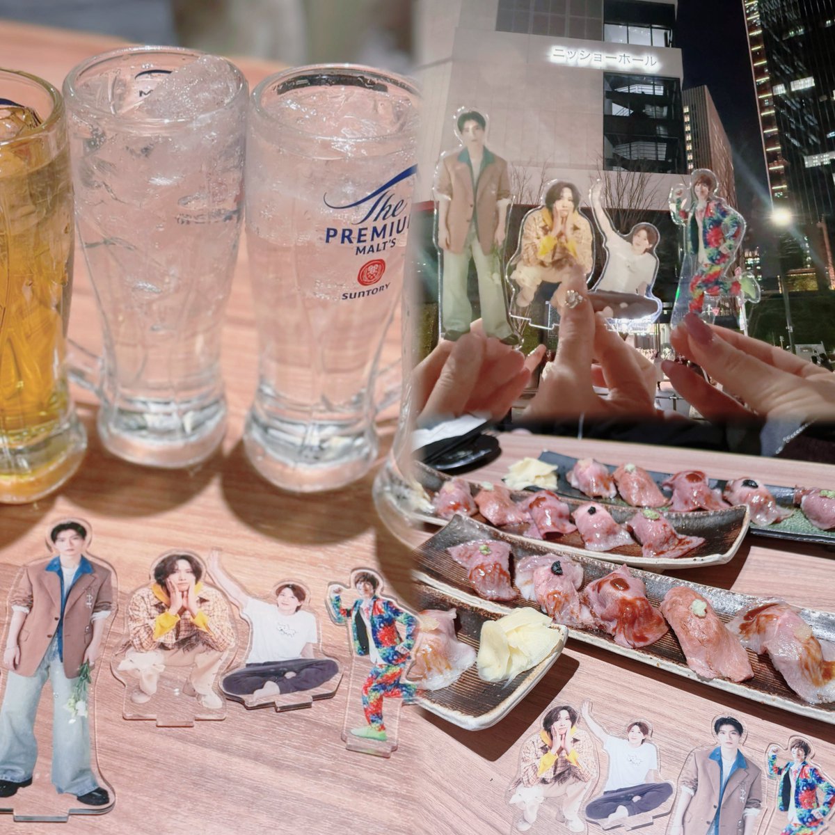 mmiumer's tweet photo. ♡0309♡
水江さんのFCイベント！
ゆみさん招待ありがとうございます〜🎮
マリカ出来ずに残念でしたが、マリカ強いのかっけ〜となり、今後私もマリカ特訓しようと思いました💪
この肉寿司、おいしかった🤩 https://t.co/pfo02rAIs9