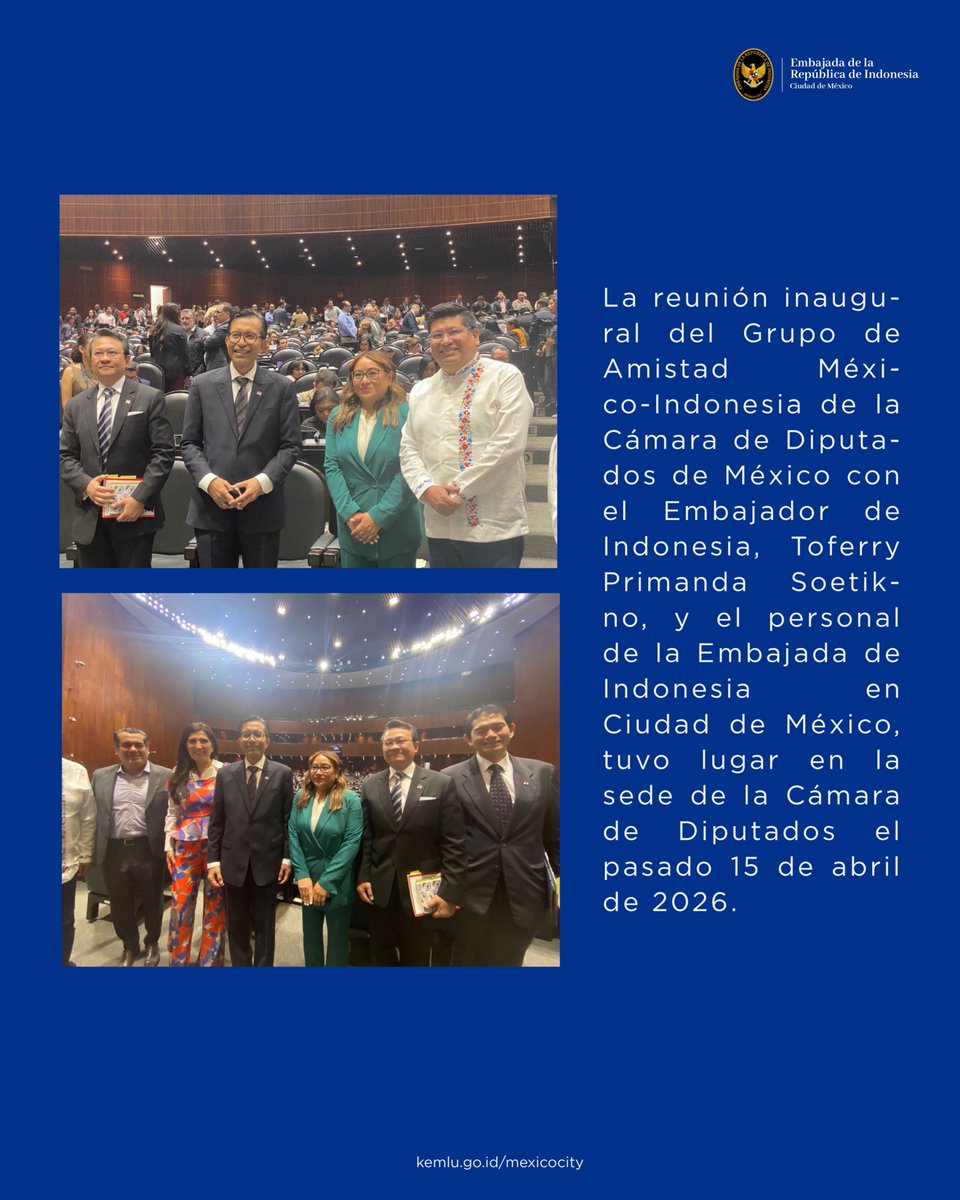 Indonesian Embassy Mexico City tweet media