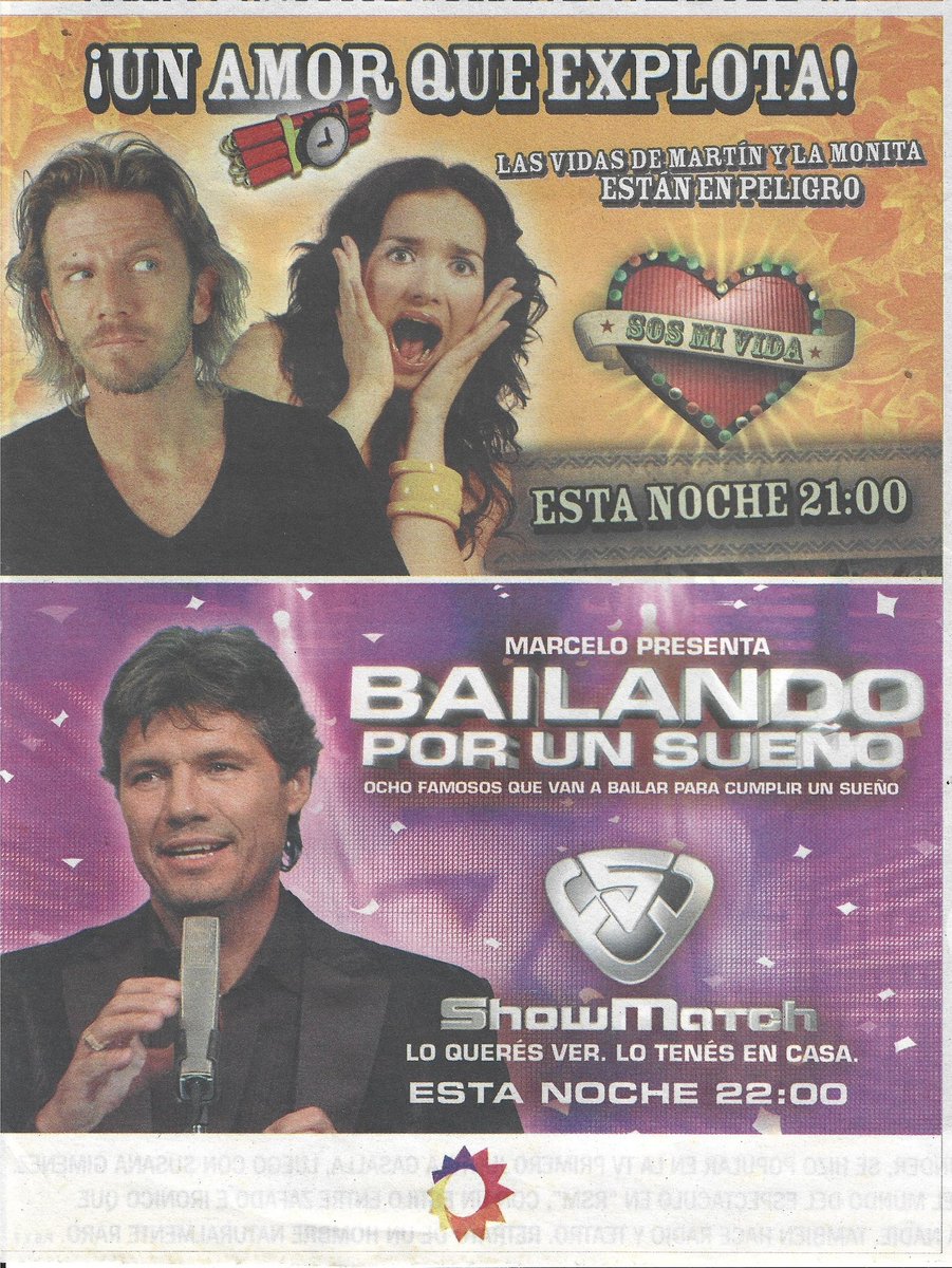 TintaOjo's tweet photo. #Hace20Años #En2006
Quiérase o no. Valoraciones al margen, el lunes 17/4/06 inició una nueva era en la TV abierta con el debut del formato importado "Bailando por un sueño" en #Showmatch.
Un #Tinelli vestido de gala rodeado de sus humoristas presentó la imponente escenografía... https://t.co/ny3Qxc3IWZ