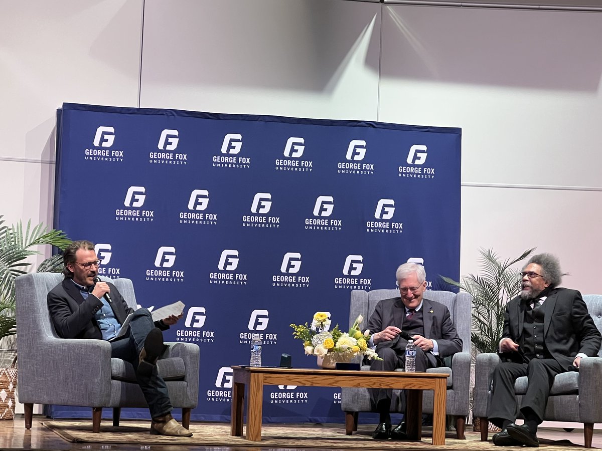 andersonsview's tweet image. A fun conversation at George Fox University 😊👍