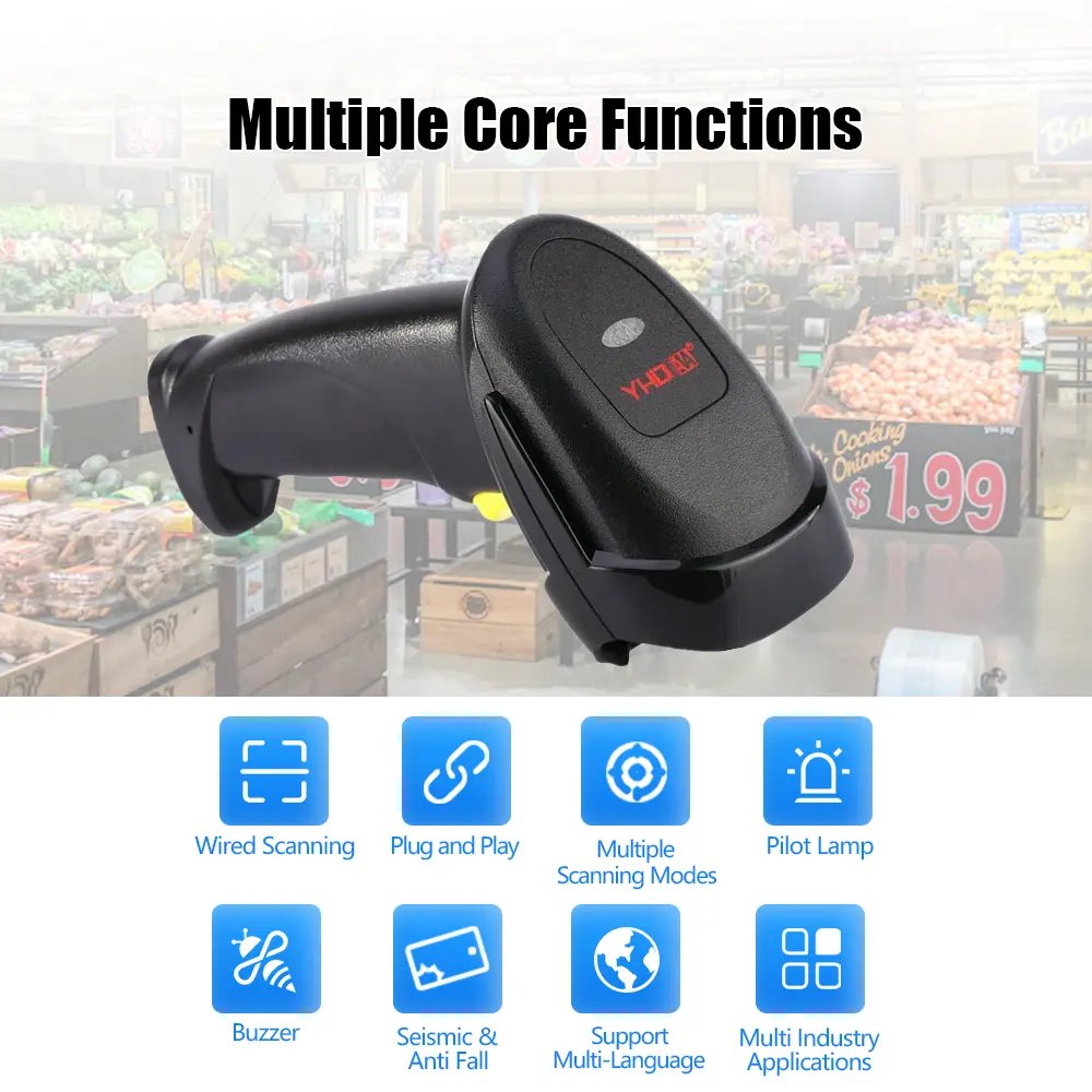 Yuhengda2023's tweet image. YHD-8200DW 2.4G wireless 2D barcode scanner with 100m range, fast decoding &amp;amp; multi-mode use for retail &amp;amp; warehouse.
🌐 yhdaa.com 📧 sales@yhdaa.com
#barcodescanner #wirelessscanner #2dscanner #retail #warehouse #logistics #pos #yhdaa