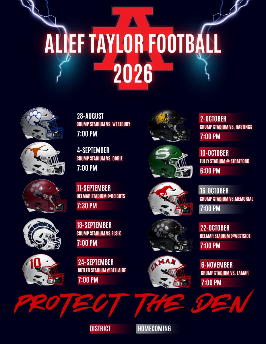 Alief Taylor Football tweet media