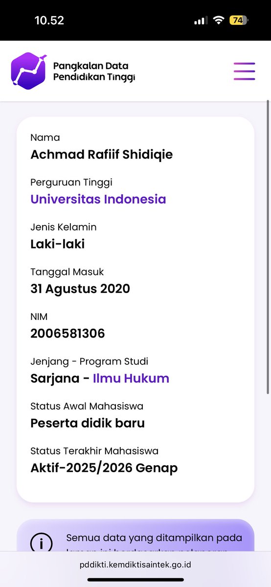‼️UPDATE: Pelaku KS teridentifikasi‼️

Pelaku dengan inisial ARS (FH UI’20) telah menyampaikan permintaan maaf dan mengajukan penyelesaian secara kekeluargaan. Namun, aku memilih utk menindaklanjuti melalui mekanisme resmi Satgas PPKS sesuai aturan yang berlaku