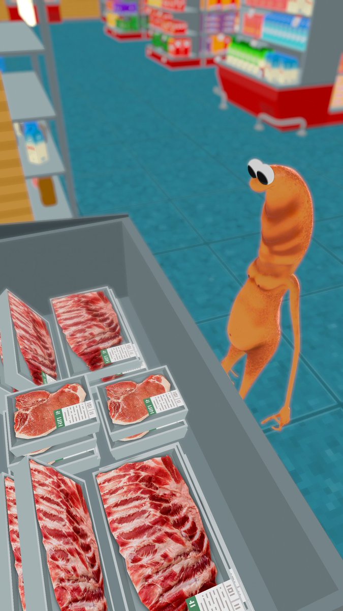 AceJayStudios's tweet image. Wow..Look that that meat ☆.☆
#meat #lookatthat #milworm #acejay #vrchat