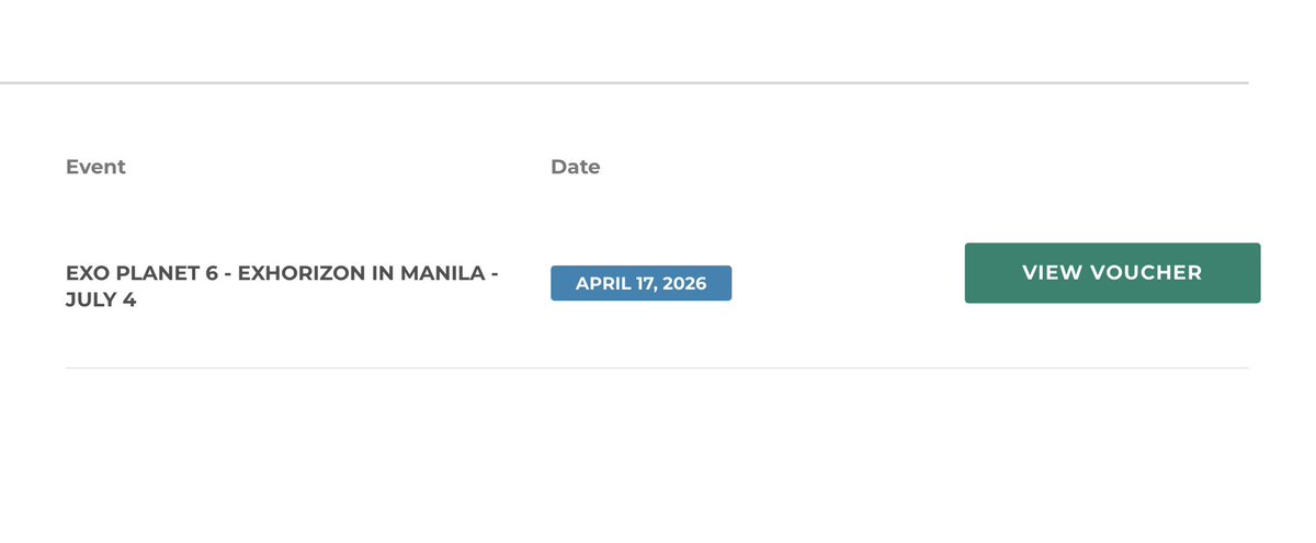 alliesoo_'s tweet photo. TICKET SECURED!! SEE YOU EXO!!! 🥹

#EXO #엑소 #weareoneEXO #EXOPLANET #EXhOrizon #EXhOrizoninMANILA @pulpliveworld https://t.co/YMfP3Pc1Pn