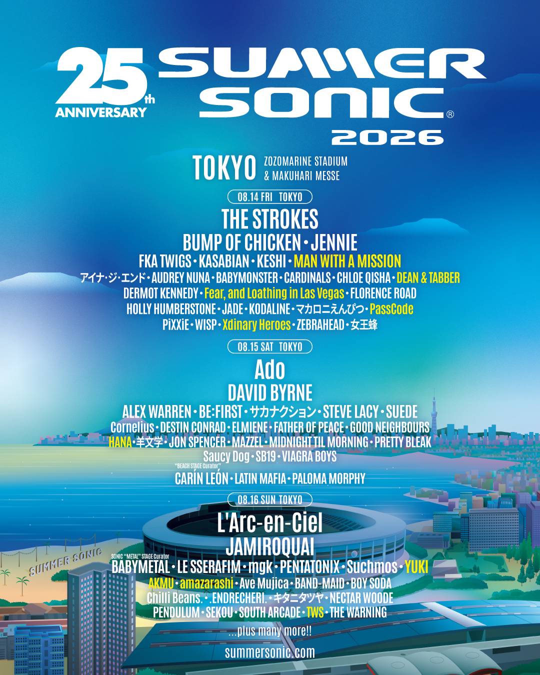 SUMMER SONIC on X: 