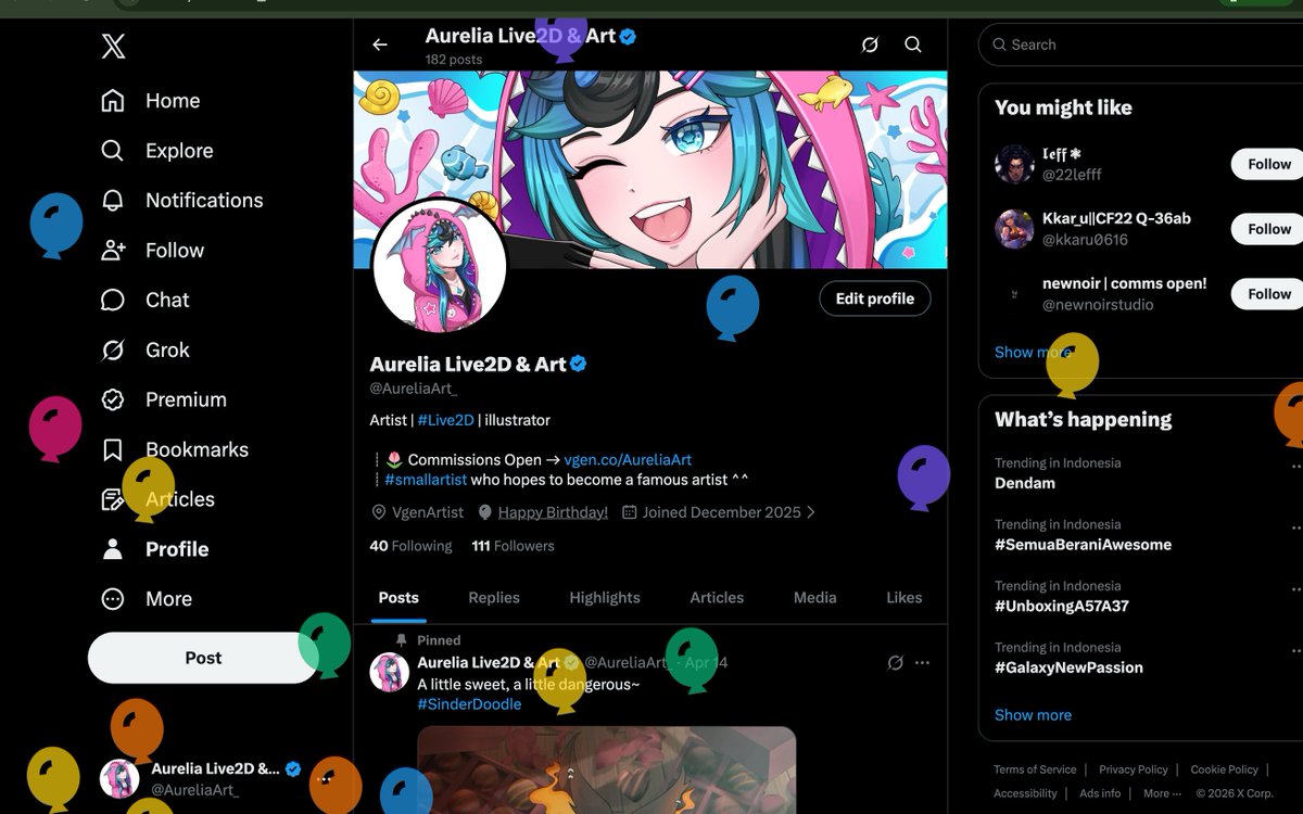 Aurelia Live2D & Art tweet media