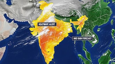 Indianinfoguide's tweet photo. 🚨IMD issues rain, heatwave alert across India; mercury to hit 40°C in Delhi. https://t.co/593z3Kworl