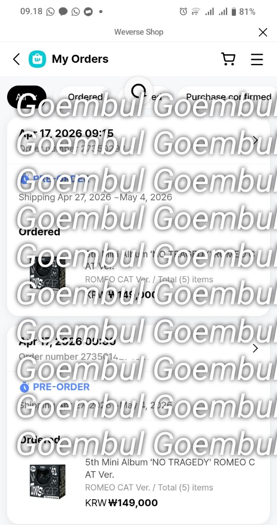 Open PO TWS Romeo Cat ver tweet media