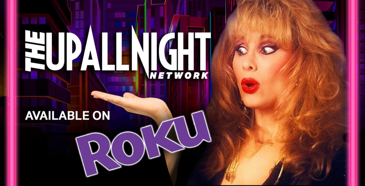 Tomorrow night at 8PM EST we’re launching The Up All Night Network on <a href="/Roku/">Roku</a> with a NEW episode of Rhonda Shear Up All Night featuring Fearmakers with <a href="/DebbieRochon/">Debbie Rochon</a> <a href="/Joeygigglepants/">Joe Davison</a> while we explore a haunted house in St. Augustine! 

Get your free trial of content including: full