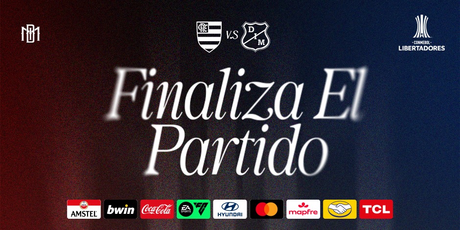 Flamengo 4-1 Medellín

Finaliza el partido 

#DaleMedellín #ConmebolLibertadores