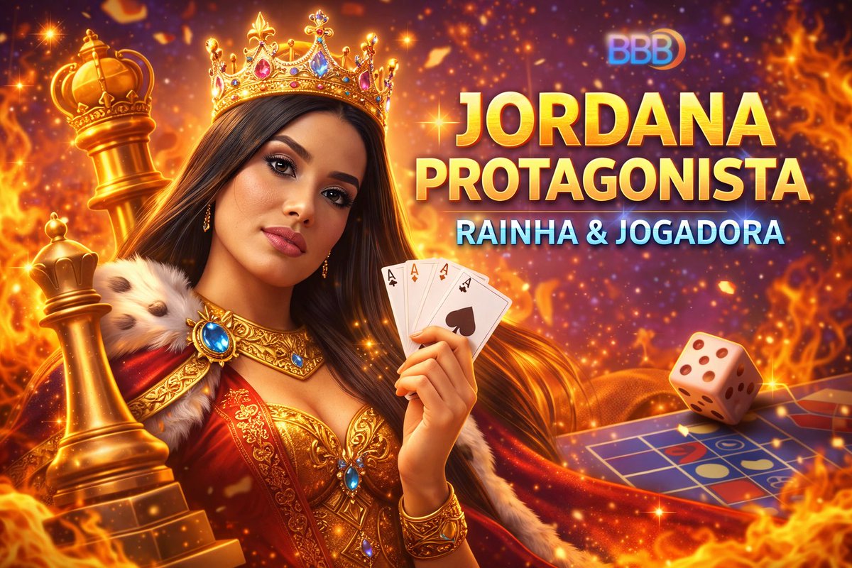 JORDANA PROTAGONISTA 
JORDANA PROTAGONISTA

Rainha que joga, brilha e não se esconde ✨