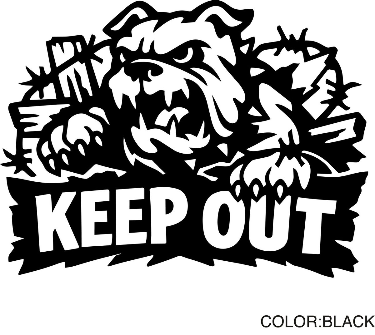 GMDecal's tweet image. ブルドック派の愛犬家に！
#DECAL #dog  #ステッカー #KEEPOUT