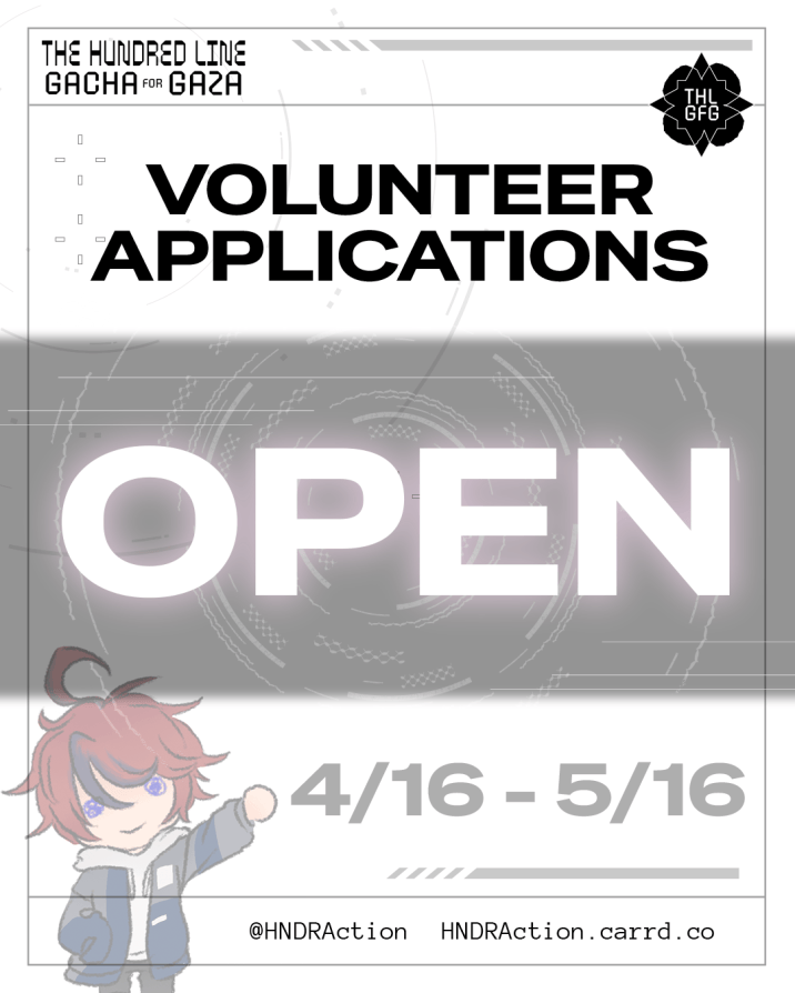 HNDR Gacha 4 Gaza 🍉📌 INTEREST CHECK! tweet media