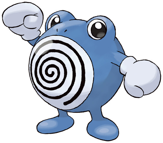 Pokémon's branding really peaked when it was primarily red and my goat Poliwhirl was fucking everywhere.