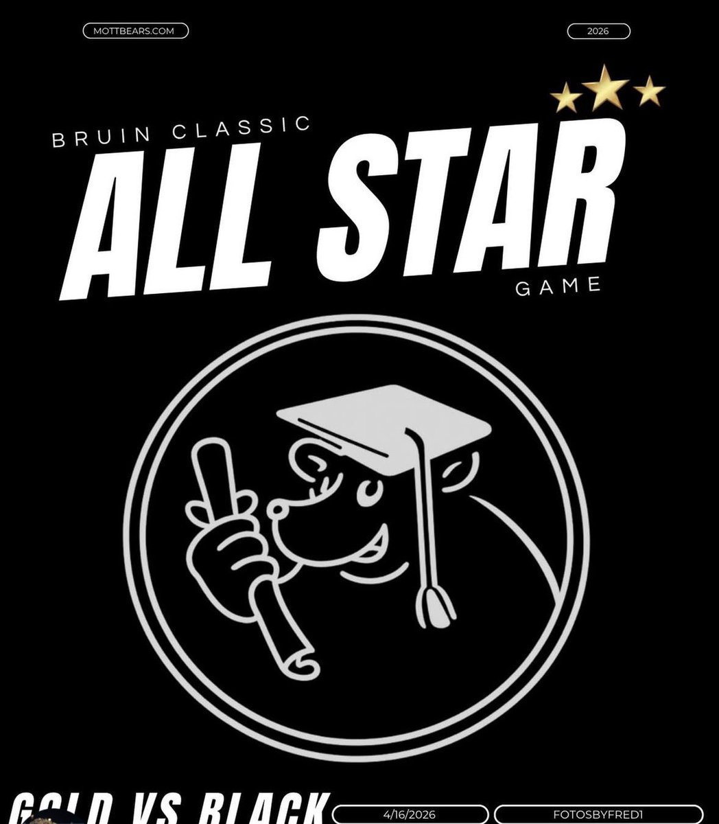 ChadToms101's tweet photo. 2026 Bruin Club All Star Game
Final OT
Gold Team 108
Black Team 107

MVPs
Black Team
Andrew Caldwell - Flint Powers - 18 pts
Jeffery Turner - Flint Elite - 21 pts

Gold Team
Kendreyas White
Carman-Ainsworth - 29 pts (Mott commit)
Geo Cannon - Grand Blanc - 25 pts
@MottCCAthletics https://t.co/n5KnOta805