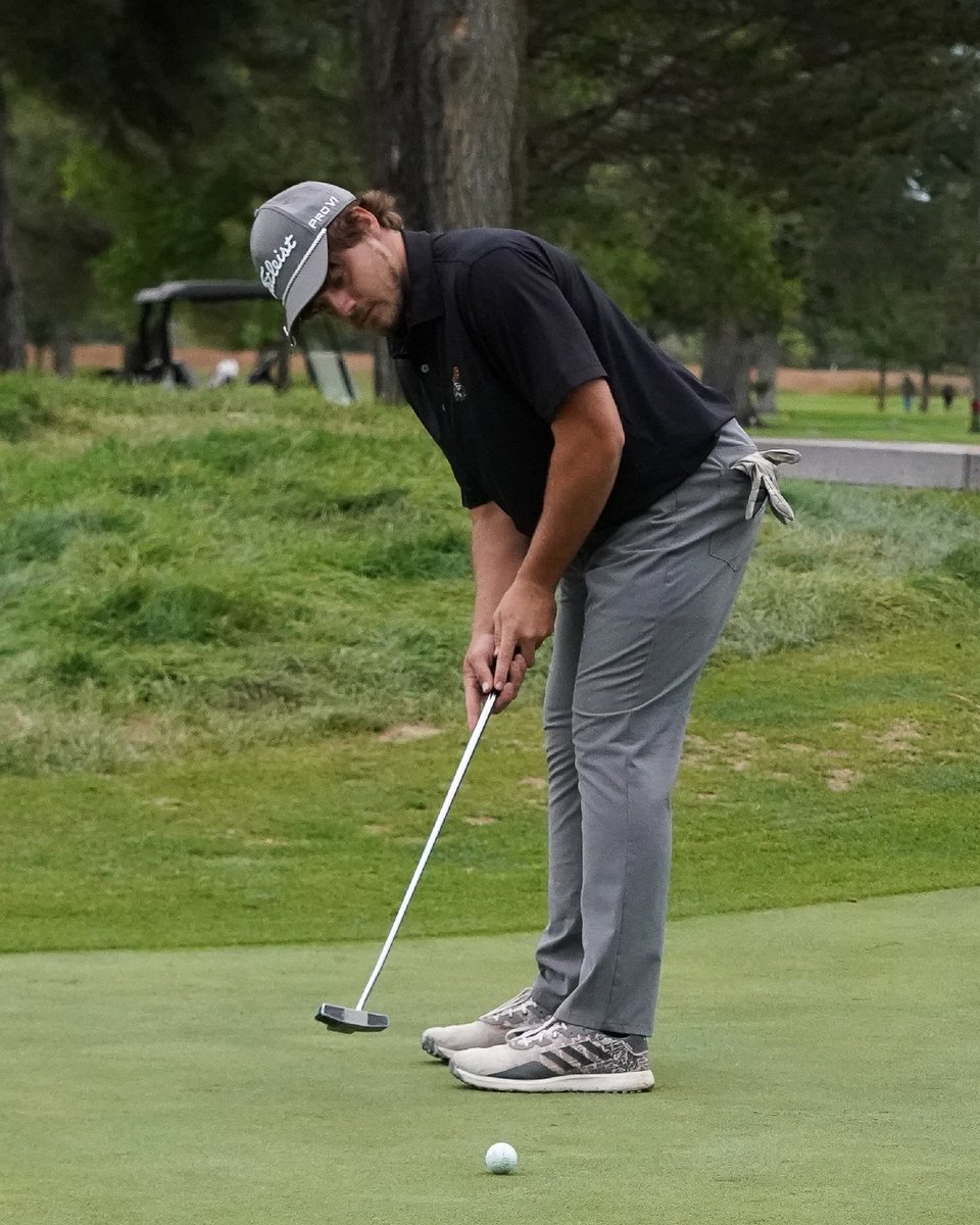 NPCCKnights's tweet photo. The North Platte Community College men's golf team wrapped up play at the Monument Shadows Golf Course in Gering with a fifth-place finish, posting a two-day total of 83-over par. https://t.co/WDBkcYWWam