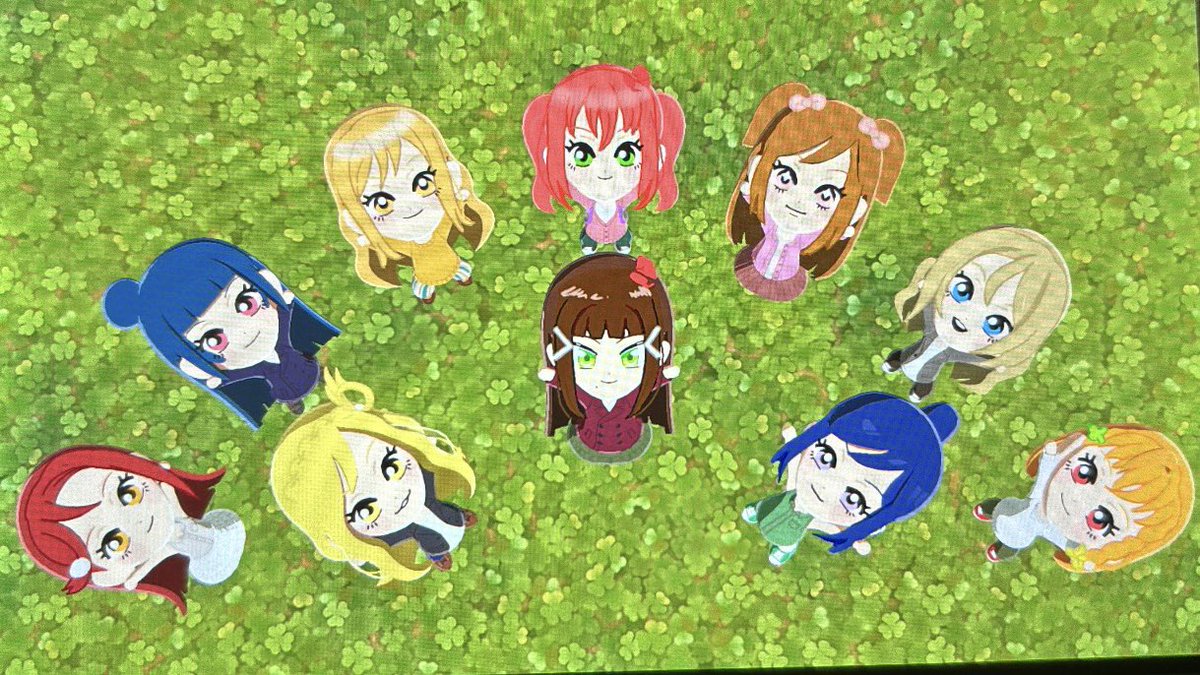 kurosawuh's tweet photo. all of aqours!! (+ my LL oc) https://t.co/cKEKCS2dFq