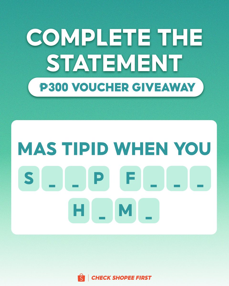 Shopee Philippines tweet media