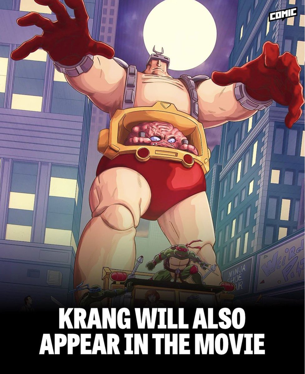 Comic3c's tweet image. Shredder and Krang will appear in the Teenage Mutant Ninja Turtles: Mutant Mayhem sequel.🐢

Are you excited⁉️ 
#Comic #Tmnt #Movie #TeenageMutantNinjaTurtle #Marvel