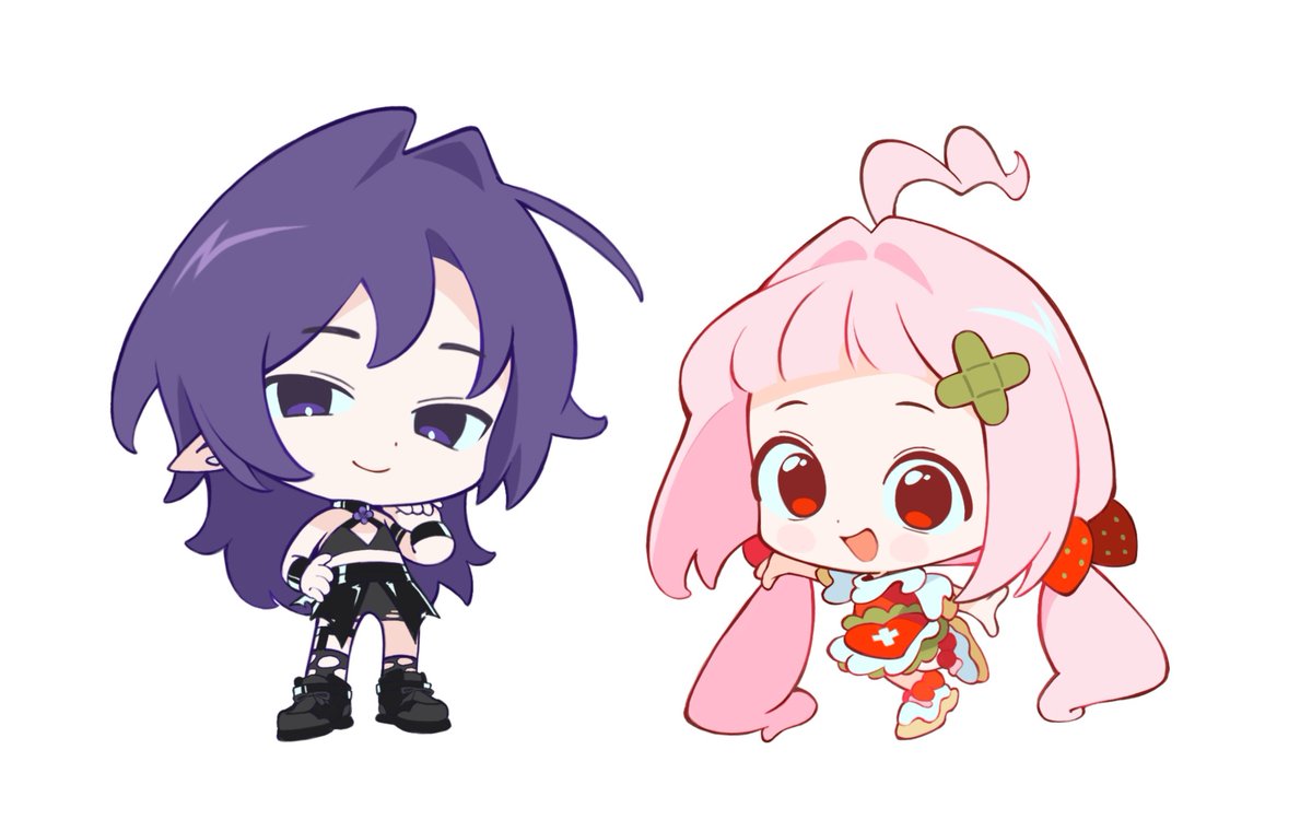 hyuuhyoo's tweet photo. Violet and Crème https://t.co/JuvIV80Qnn