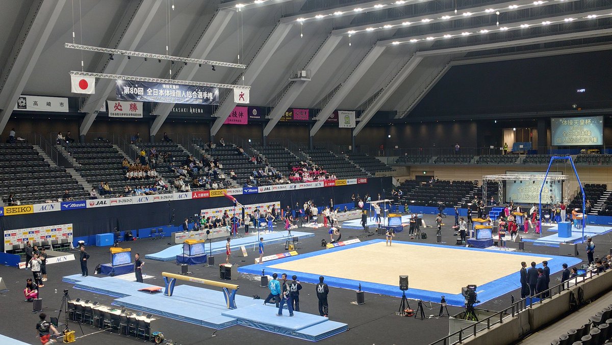 ueccheru's tweet photo. 体操競技の写真撮影
今日は全日本体操個人総合選手権男子予選＠高崎アリーナです。 https://t.co/wCPBp7Ax8V