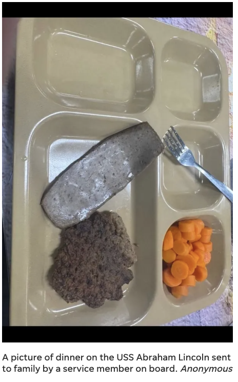 XHNews's tweet image. "They're hungry all the time" -- U.S. Marines describe ordeals aboard warships deployed to the #MiddleEast
- "Tasteless" &amp;amp; poor quality food, supplies rationed, fresh produce nowhere to be found
- Hygiene products running low
- Mail delivery suspended all-out, thousands of