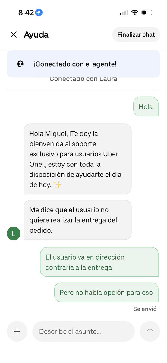 killemert's tweet photo. @Uber_MEX @UberEats  tu servicio   a cliente sigue sin valer verga https://t.co/wUF57gHc3p