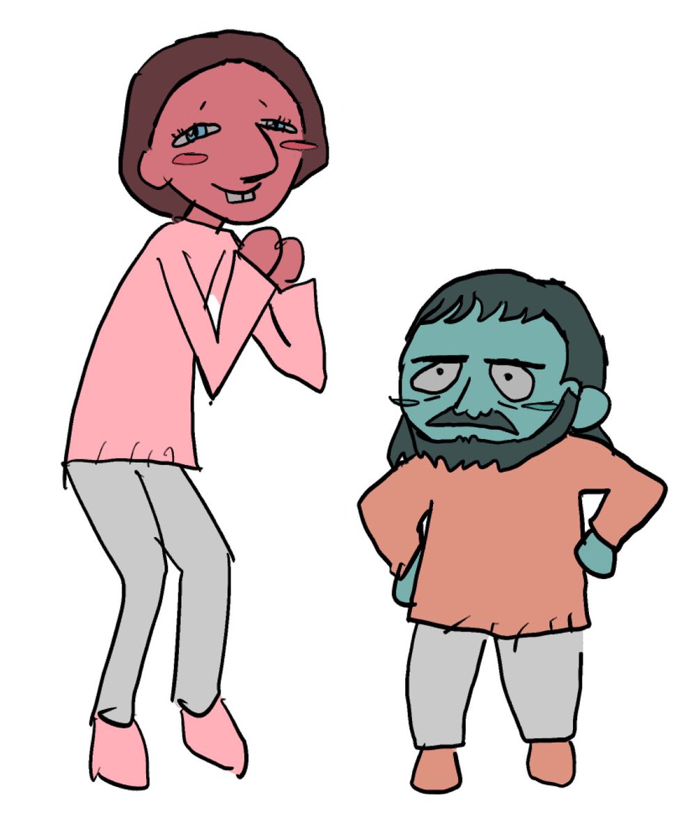 #supermega im watching the Tomadachi livestream and they are too ugly not to draw <a href="/supermega/">SuperMega</a>
