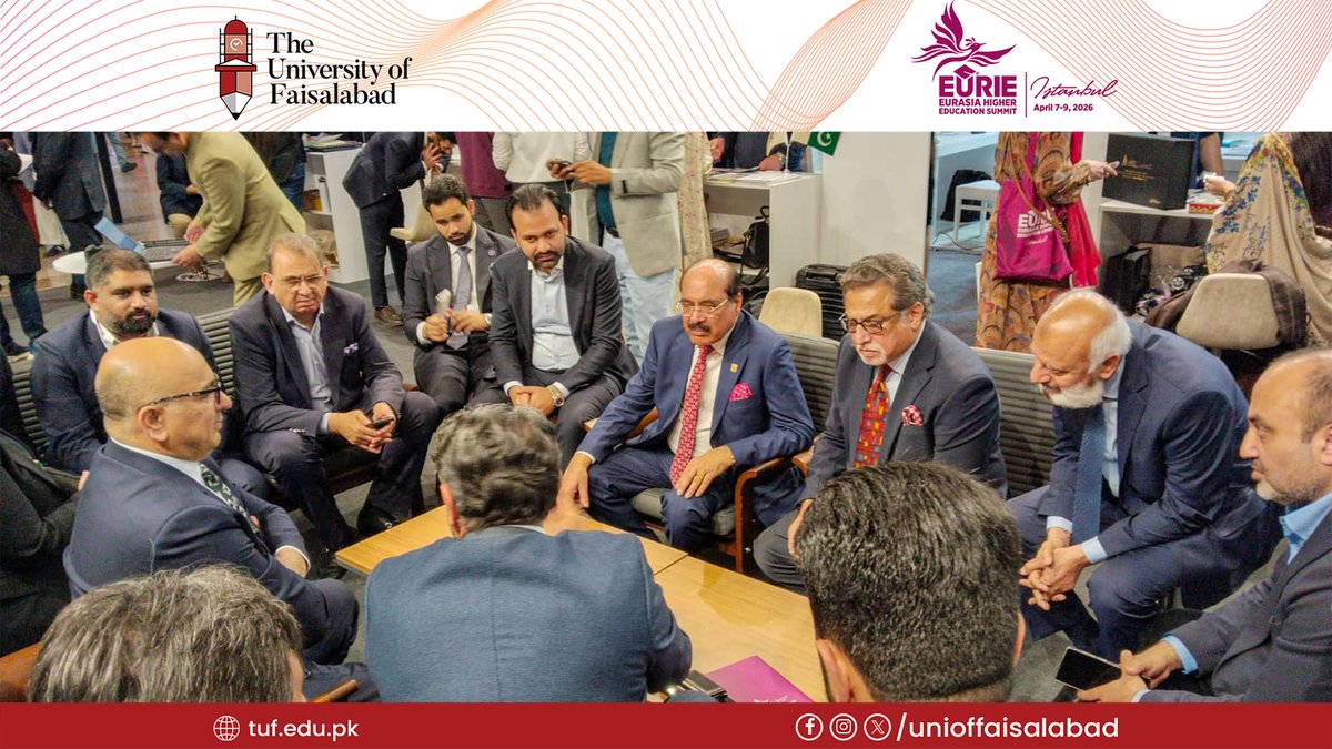 unioffaisalabad's tweet image. Representing Pakistan on a global stage, TUF showcased its vision for academic excellence, innovation, and international collaboration—building meaningful connections with institutions worldwide.

#TUFGlobal #GlobalEngagement #HigherEducation #InnovationInEducation #DiscoverTUF