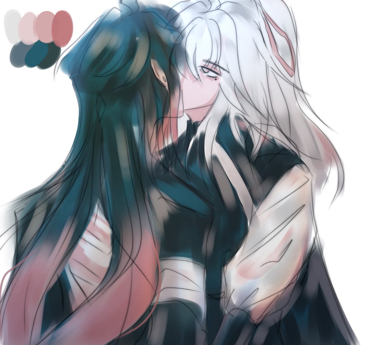 mrssnus's tweet photo. want to see them together more 🙏 / sketch from 2023 
#jingren #景刃 https://t.co/rWKSLvegxB