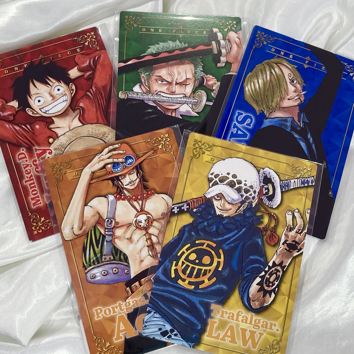 再入荷】原画商品 ポートレートカード ルフィ/ゾロ/サンジ/エース/ロー