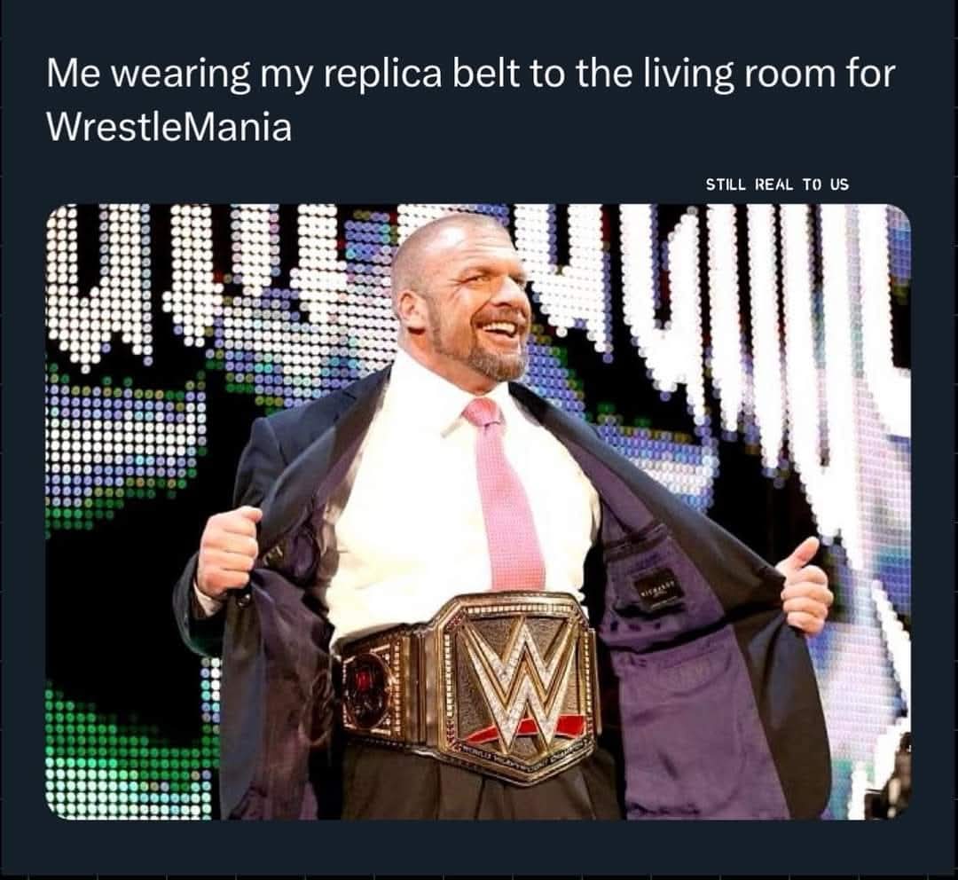 ChrisHart_AVFC's tweet photo. Get ready for the weekend when wrestlemania is on https://t.co/FwnxVGN6ET