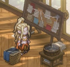 楽園のルカマール。
「湯はどこじゃ？」
用意出来たのは「かまど」かな？
本当はドラム缶風呂が欲しいけど見つからず。
あ、ゲラルトさんのお風呂に一緒に入りなさいな。