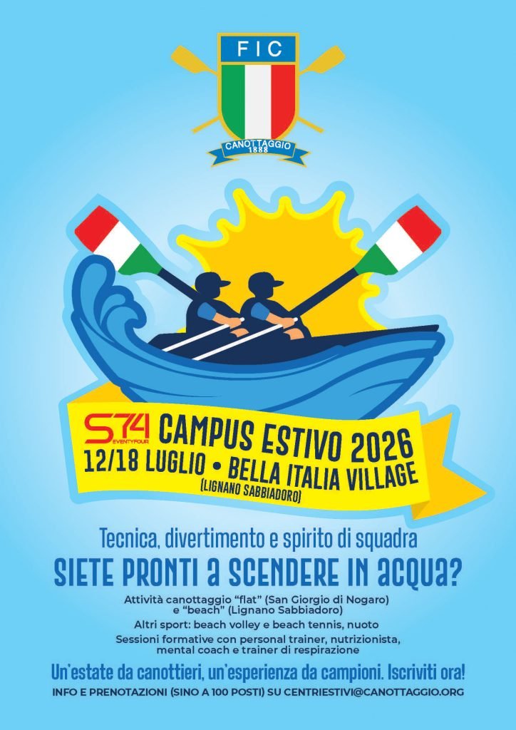 canottaggio1888's tweet image. S74 Campus Estivo a Lignano Sabbiadoro dal 12 al 18 luglio: tutte le info per partecipare

tinyurl.com/s8ne46hj

#canottaggio #canottieri #rowing #FIC #FederCanottaggio #S74
