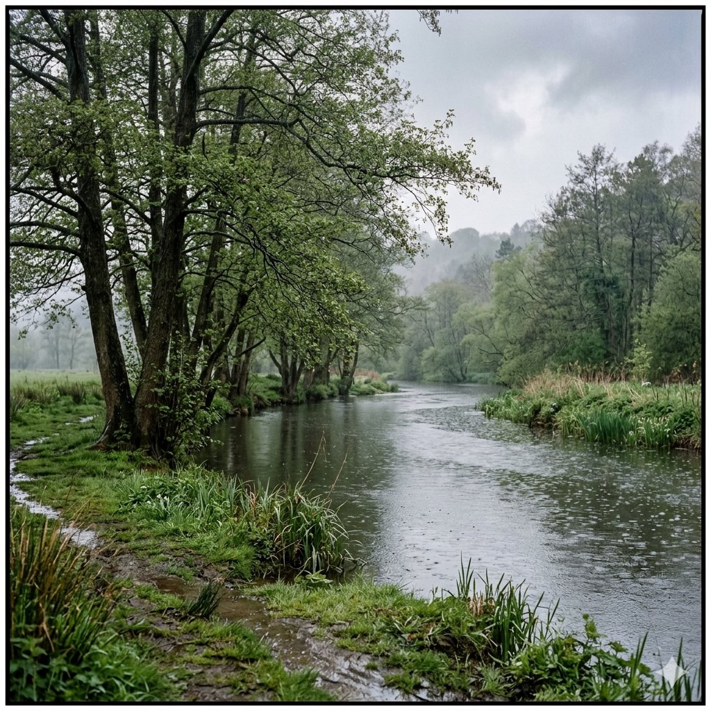 BelinakiD's tweet image. "Rain comes down through the alders,
Its low conductive voices
Mutter about let-downs and erosions
And yet each drop recalls

The diamond absolutes."

- Seamus Heaney, North

#alders #April #rain #river
