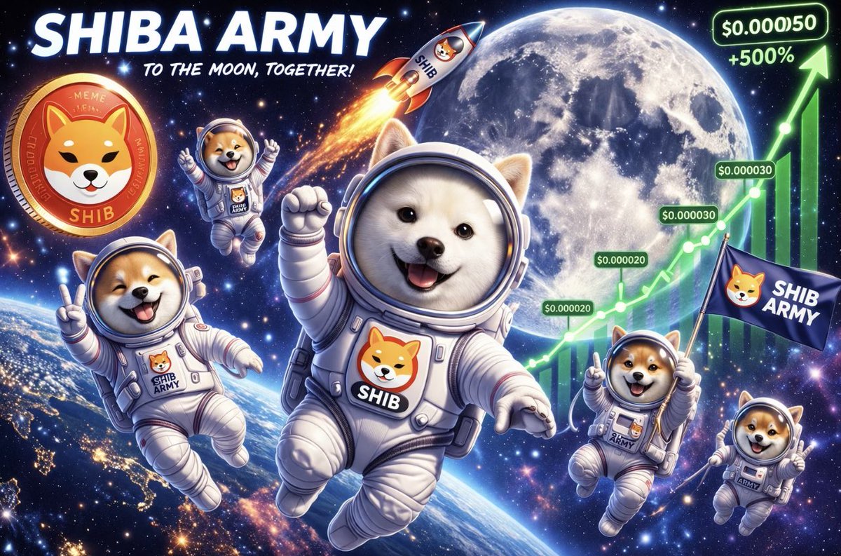 SHIBpossessor's tweet image. 🚀 $SHIBARMY, suit up.  
We’re not just dreaming of the moon — we’re floating straight toward it. 🌕  
Strong community. Diamond paws. Rising momentum.  
$SHIB is built on belief, energy, and an army that never stops. 🐕💎

#SHIB #ShibaInu #SHIBARMY #ToTheMoon #Crypto