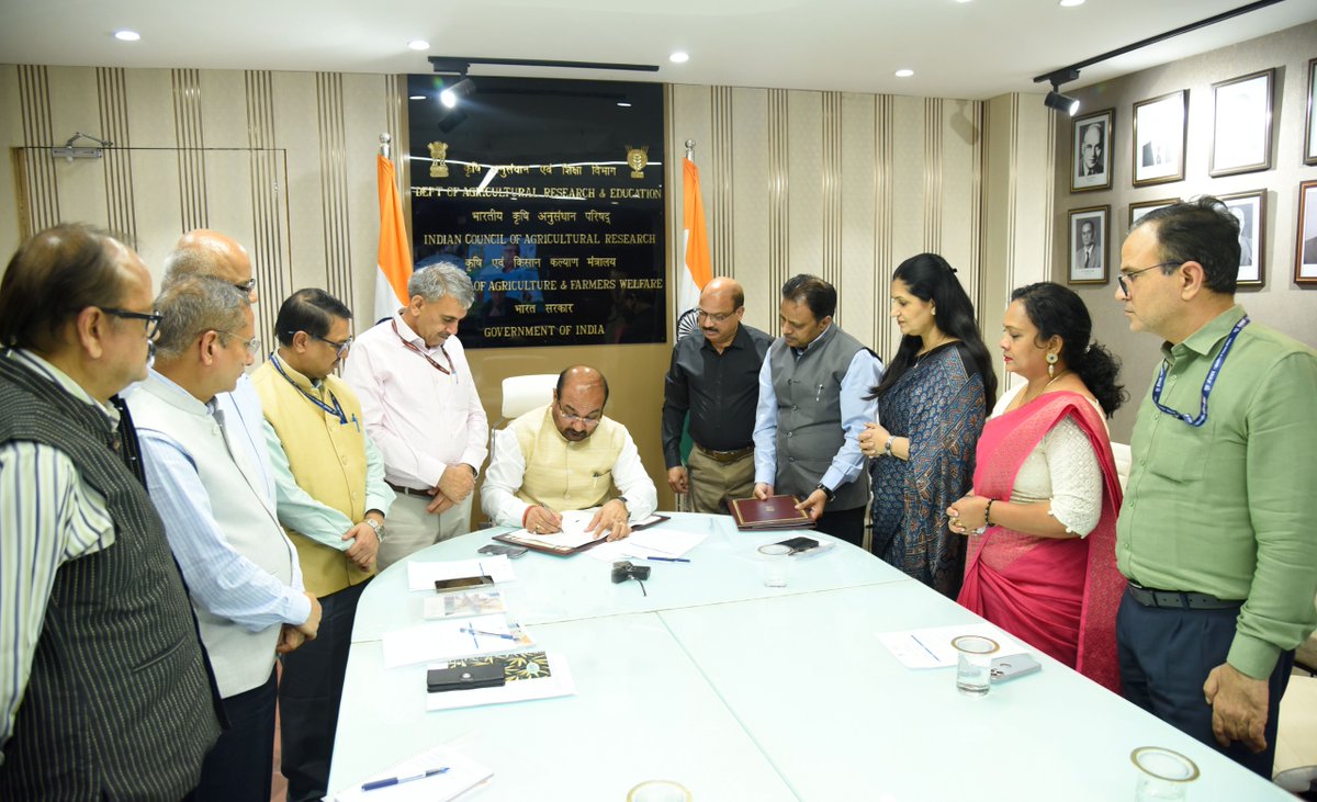 Indian Council of Agricultural Research. tweet media