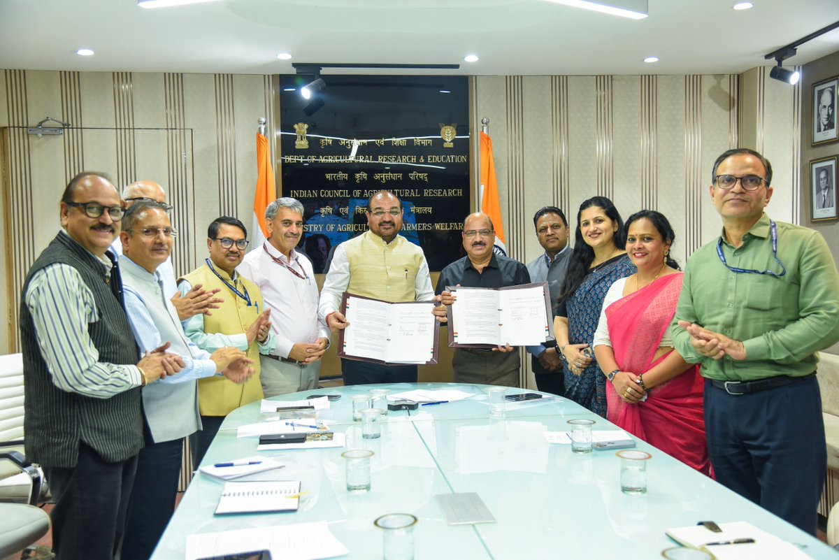 Indian Council of Agricultural Research. tweet media