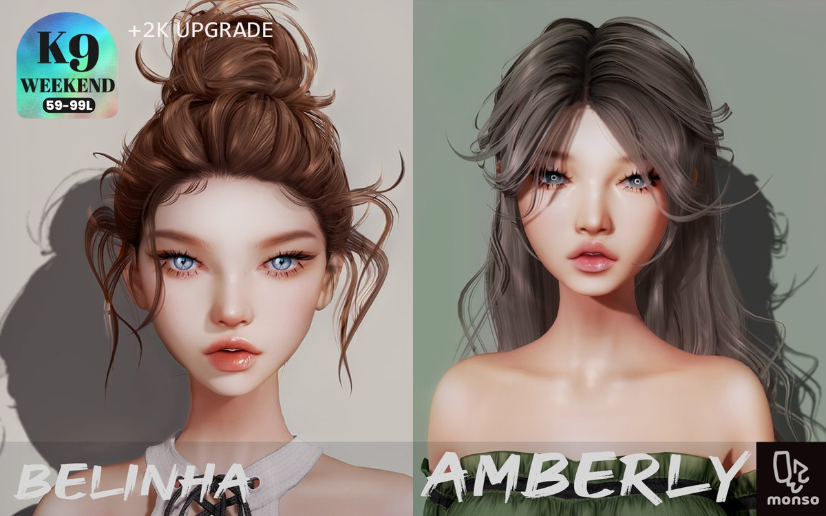 mymonso's tweet image. Belinha &amp;amp; Amberly just got a 2K upgrade—grab them at monso during this week’s K9 Weekend Sale! owners can redeliver for a free update 🥰
flic.kr/p/2s7Y8eZ
@Kustom9_sl #secondlife #k9weekend