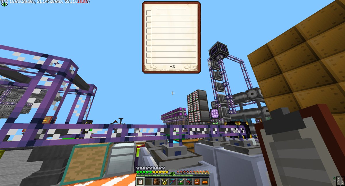 de_XiaoYanzi's tweet image. 手速帝可以把记事本翻到0页甚至-2页
#GTNH #Minecraft