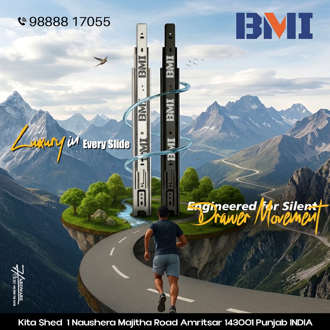 BansalMatelware's tweet image. 📲Explore Our Wide Range Online : l.sanitaryclue.in/d1e8Wc

Luxury in every slide ✨
BMI Drawer Slides – engineered for silent, smooth performance.
📞Contact-  98888 17055
📍Address-  Amritsar, Punjab

#BMISlides #DrawerSlides #Hardware #InteriorDesign #SmoothMovement