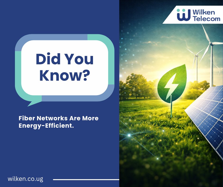 WilkenU's tweet image. Did you know?

Fiber networks are more energy-efficient 🌱

They use light — not electricity — to transmit data, reducing power consumption while boosting performance.

#Fiber #GreenTech #Telecom #Sustainability