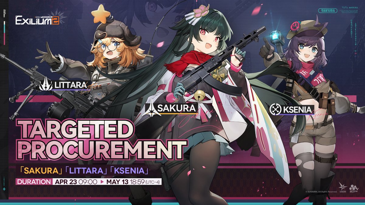 GIRLS' FRONTLINE 2: EXILIUM-EN Official tweet media