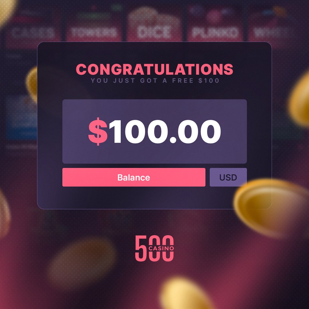 500 Casino tweet media