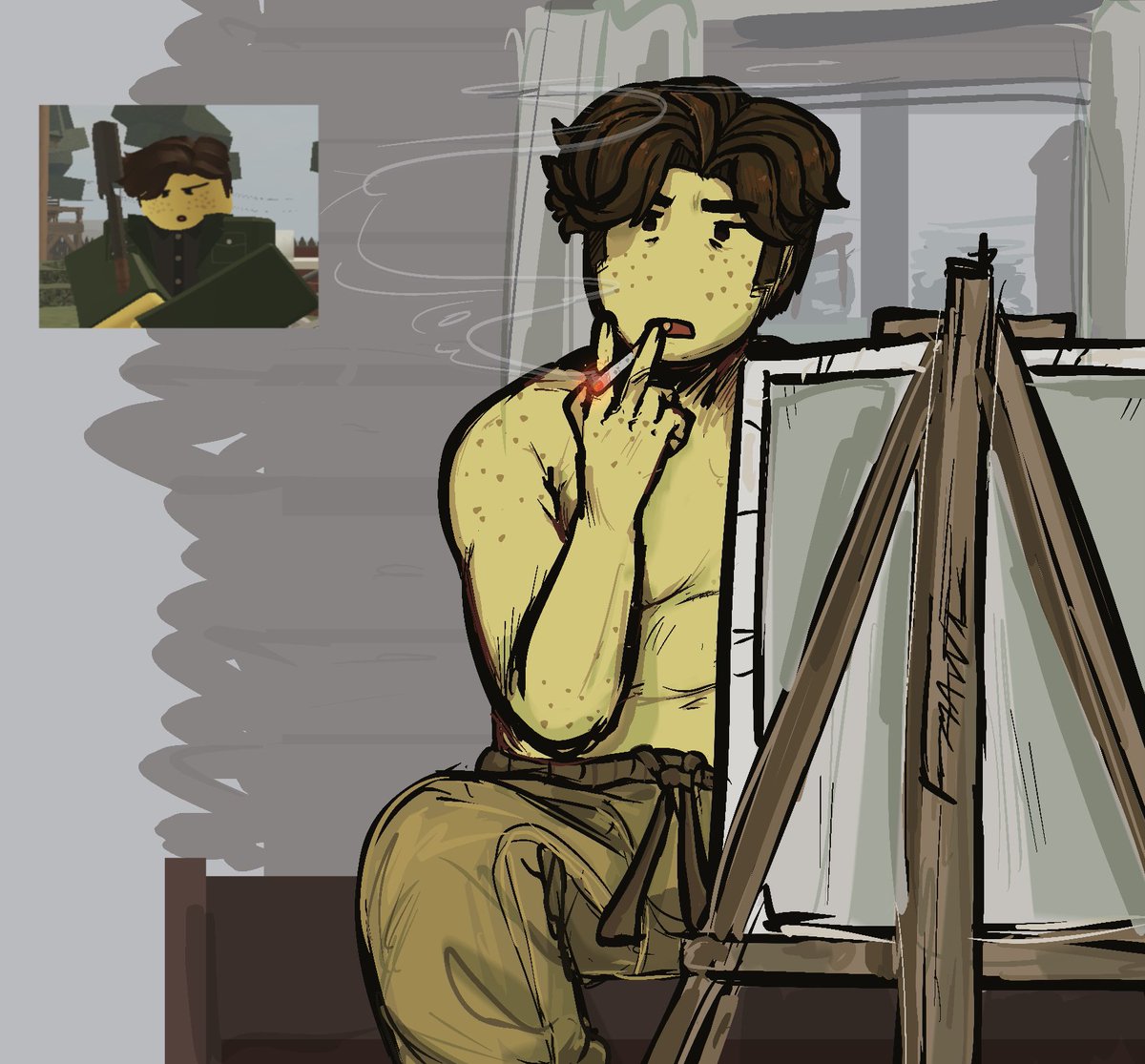 Anatomy test with Ivan Sidorov. i miss him everyday #blooddebt #playblooddebt